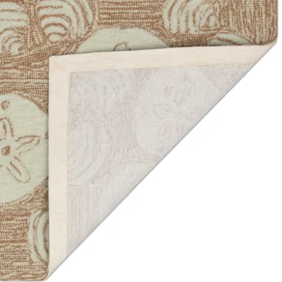 Natural Sand Dollar Outdoor Accent Rug-Kirkland's Home Online