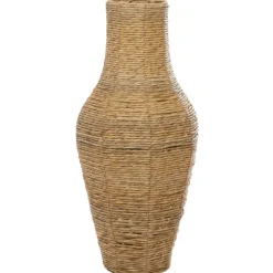 Natural Seagrass Tapered Coastal Vase, 27 In.-Kirkland's Home Shop