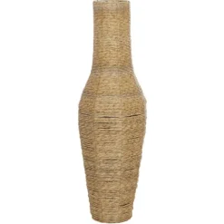 Natural Seagrass Tapered Coastal Vase, 43 In.-Kirkland's Home Best