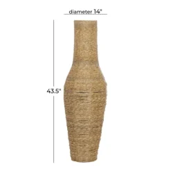 Natural Seagrass Tapered Coastal Vase, 43 In.-Kirkland's Home Best