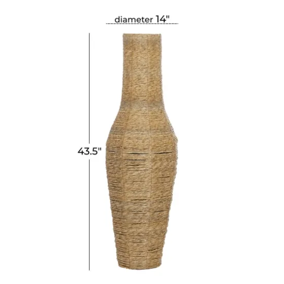 Natural Seagrass Tapered Coastal Vase, 43 In.-Kirkland's Home Best