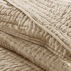 Natural Serene Quilted 3-Pc. King Coverlet Set-Kirkland's Home Store