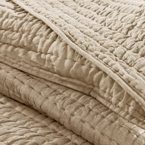 Natural Serene Quilted 3-Pc. King Coverlet Set-Kirkland's Home Store