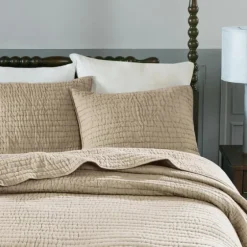 Natural Serene Quilted 3-Pc. King Coverlet Set-Kirkland's Home Store