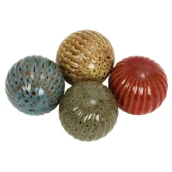 Natural Shades Ceramic 4-Pc. Orb Filler Set-Kirkland's Home Store