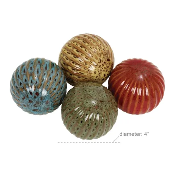 Natural Shades Ceramic 4-Pc. Orb Filler Set-Kirkland's Home Store