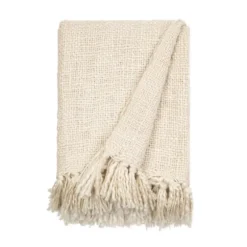 Natural Slubbed Yarn Throw-Kirkland's Home Store