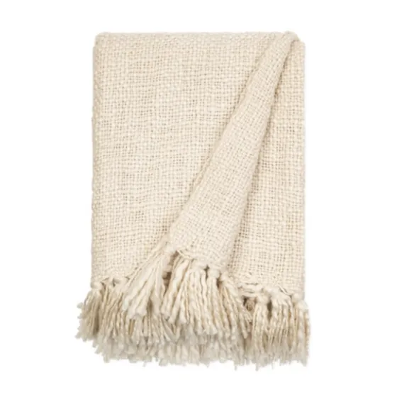 Natural Slubbed Yarn Throw-Kirkland's Home Store