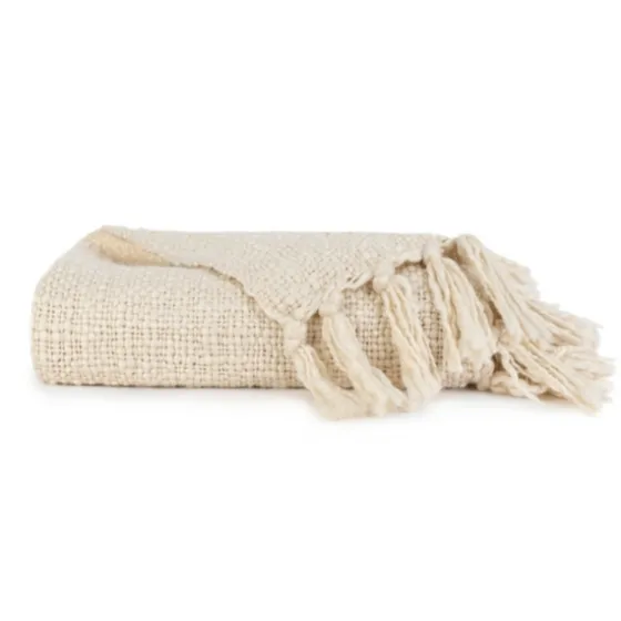 Natural Slubbed Yarn Throw-Kirkland's Home Store