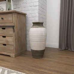 Natural Stone Two-Tone Coastal Vase-Kirkland's Home New