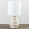 Natural Stripe Table Lamp-Kirkland's Home Shop