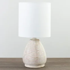 Natural Stripe Table Lamp-Kirkland's Home Shop