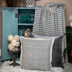 Natural Striped Woven Tassel Throw-Kirkland's Home Shop
