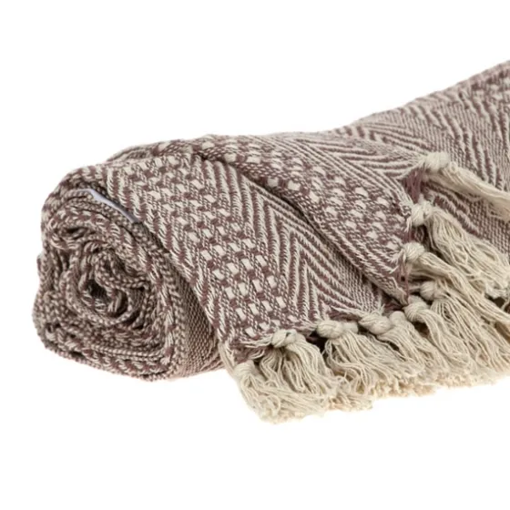 Natural Striped Woven Tassel Throw-Kirkland's Home Best