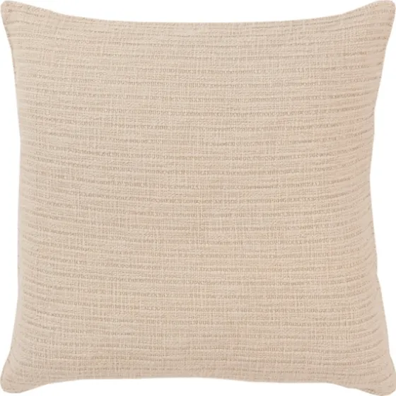 Natural Subtle Striped Oversized Pillow-Kirkland's Home Outlet