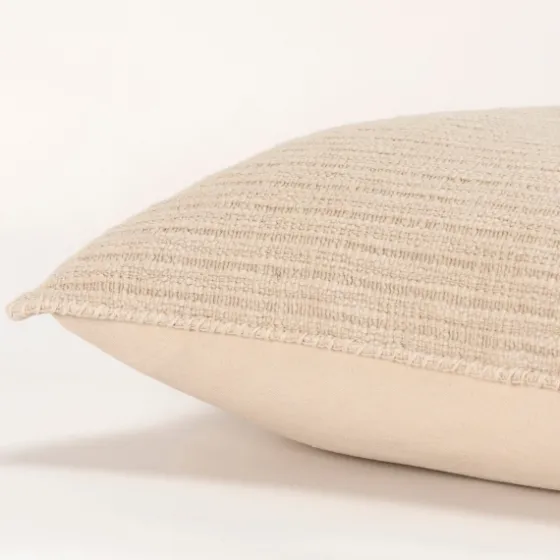 Natural Subtle Striped Oversized Pillow-Kirkland's Home Outlet
