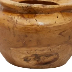 Natural Teak Wood Banga Bowl-Kirkland's Home Discount