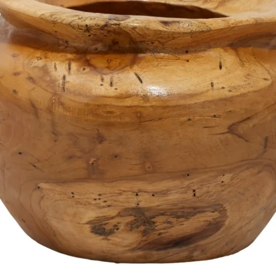 Natural Teak Wood Banga Bowl-Kirkland's Home Discount