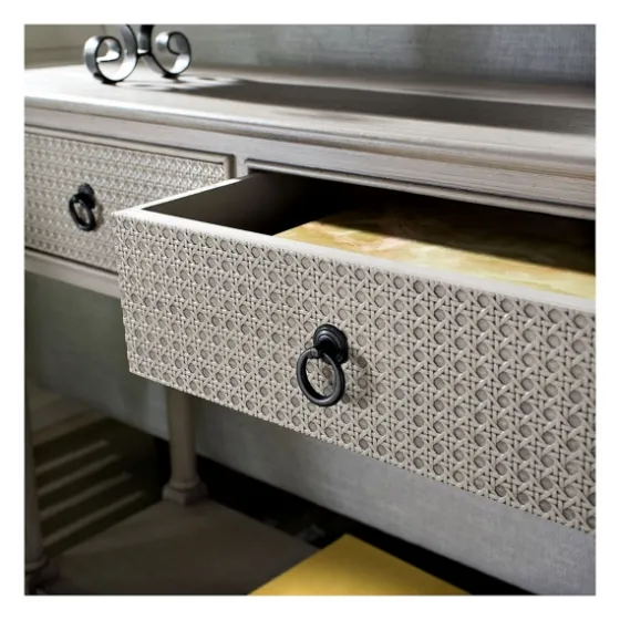 Natural Textured 2-Drawer Console Table-Kirkland's Home Fashion