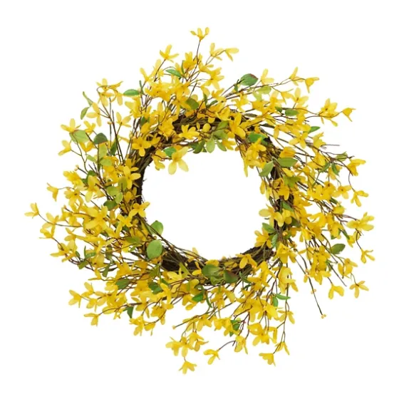 Natural Twig Forsythia Wreath-Kirkland's Home Fashion