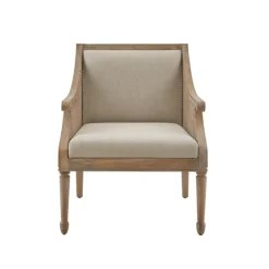 Natural Upholstery Cane Inset Accent Chair-Kirkland's Home Shop