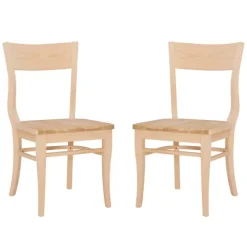 Natural Wave Frame Dining Chairs, Set Of 2-Kirkland's Home Clearance