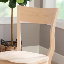 Natural Wave Frame Dining Chairs, Set Of 2-Kirkland's Home Clearance
