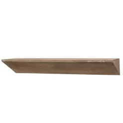 Natural Wedge Wood Large Floating Shelf-Kirkland's Home Fashion