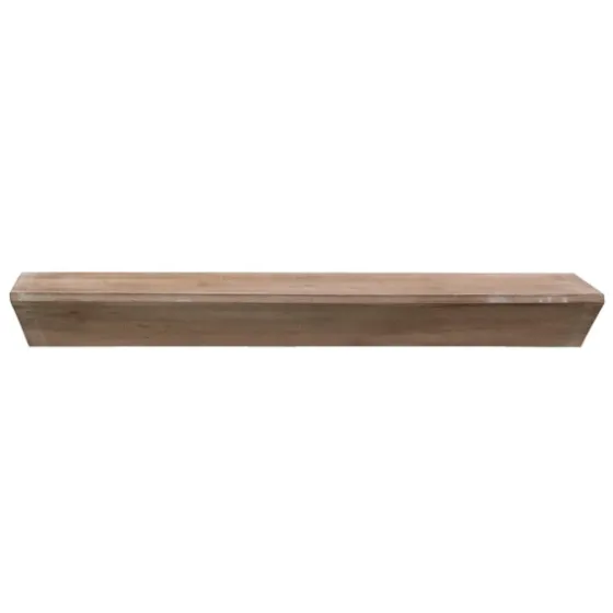 Natural Wedge Wood Large Floating Shelf-Kirkland's Home Fashion