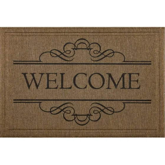 Natural Welcome Script Doormat-Kirkland's Home Sale