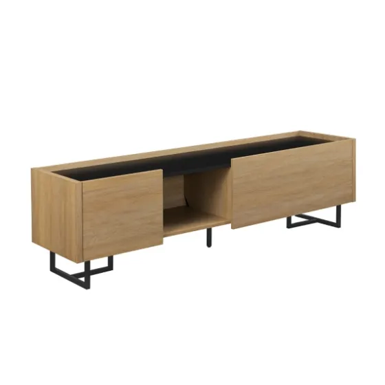 Natural Wood And Marble 2-Door Tv S D-Kirkland's Home Flash Sale