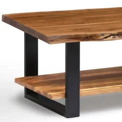 Natural Wood And Metal Coffee Table-Kirkland's Home Discount