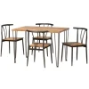 Natural Wood And Metal 5-Pc. Dining Set-Kirkland's Home New