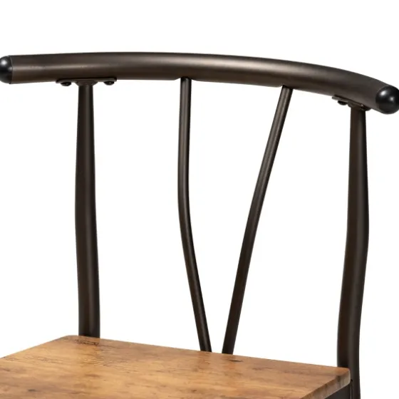 Natural Wood And Metal 5-Pc. Dining Set-Kirkland's Home New