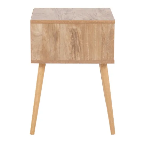 Natural Wood And Rat Drawer Accent Table-Kirkland's Home Shop