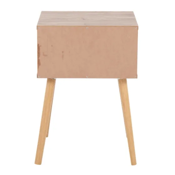 Natural Wood And Rat Drawer Accent Table-Kirkland's Home Shop