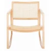 Natural Wood And Rat Rocking Chair-Kirkland's Home Store
