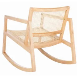 Natural Wood And Rat Rocking Chair-Kirkland's Home Store