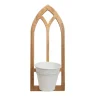 Natural Wood Arch Frame Wall Planter-Kirkland's Home Cheap