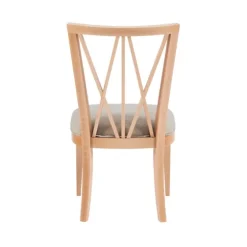 Natural Wood Architectural Dining Chairs, Set Of 2-Kirkland's Home New