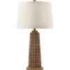 Natural Wood Beaded Base Table Lamp-Kirkland's Home Fashion