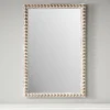Natural Wood Beaded Frame Mirror-Kirkland's Home Sale