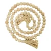 Natural Wood Beaded Tassel Garland-Kirkland's Home Best Sale