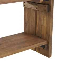 Natural Wood Bench And Hooks 2-Pc. Hall Tree Set-Kirkland's Home New