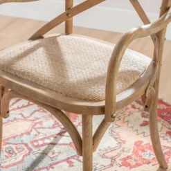Natural Wood Cane Seat Accent Chair-Kirkland's Home Sale
