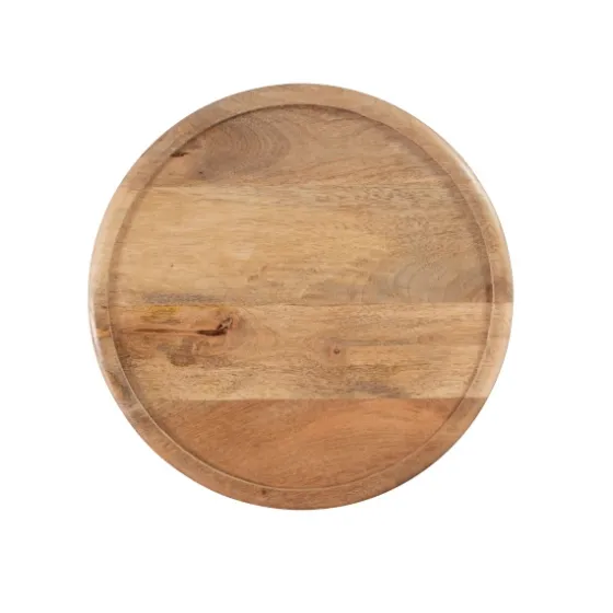 Natural Wood Carved Diamonds Accent Table-Kirkland's Home Cheap