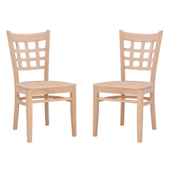 Natural Wood Curved Back Dining Chairs, Set Of 2-Kirkland's Home Fashion