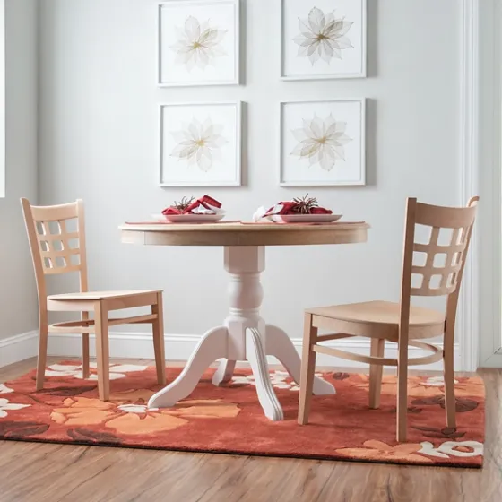Natural Wood Curved Back Dining Chairs, Set Of 2-Kirkland's Home Fashion