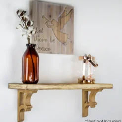 Natural Wood Curved Corbels, Set Of 2-Kirkland's Home Sale