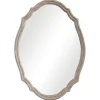 Natural Wood Distressed Curved Frame Mirror-Kirkland's Home Hot